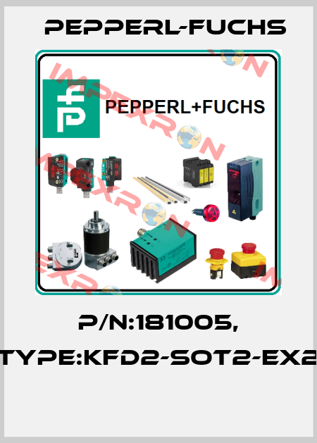 P/N:181005, Type:KFD2-SOT2-EX2  Pepperl-Fuchs