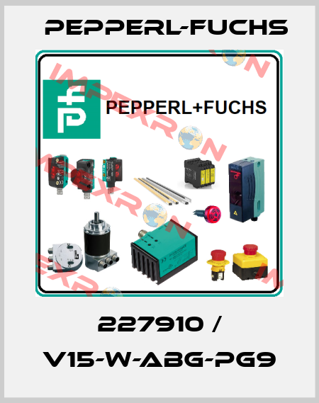 227910 / V15-W-ABG-PG9 Pepperl-Fuchs