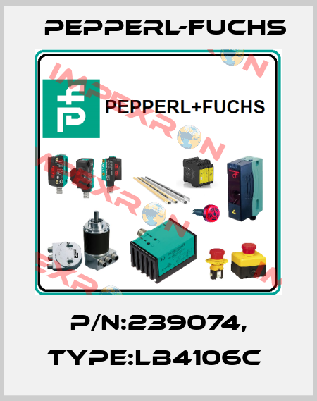 P/N:239074, Type:LB4106C  Pepperl-Fuchs