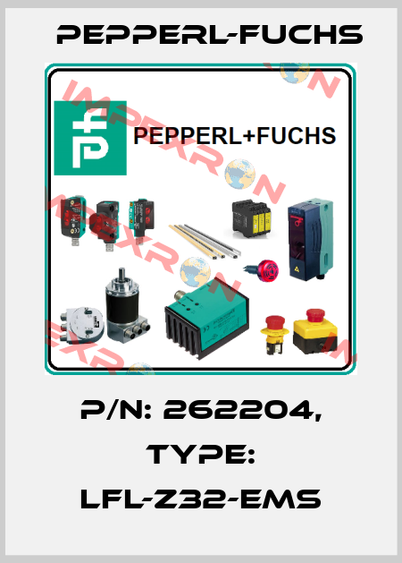 p/n: 262204, Type: LFL-Z32-EMS Pepperl-Fuchs