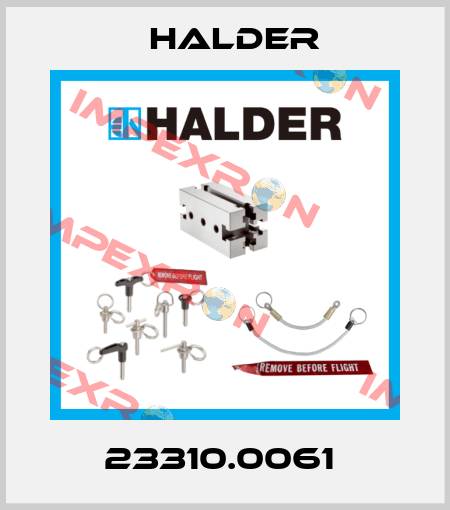 23310.0061  Halder