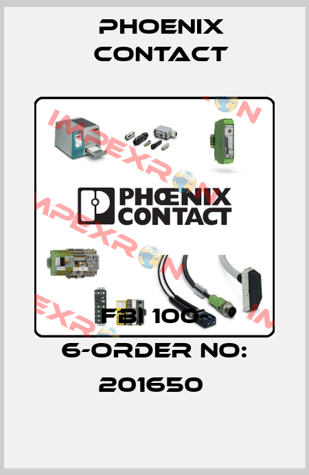FBI 100- 6-ORDER NO: 201650  Phoenix Contact