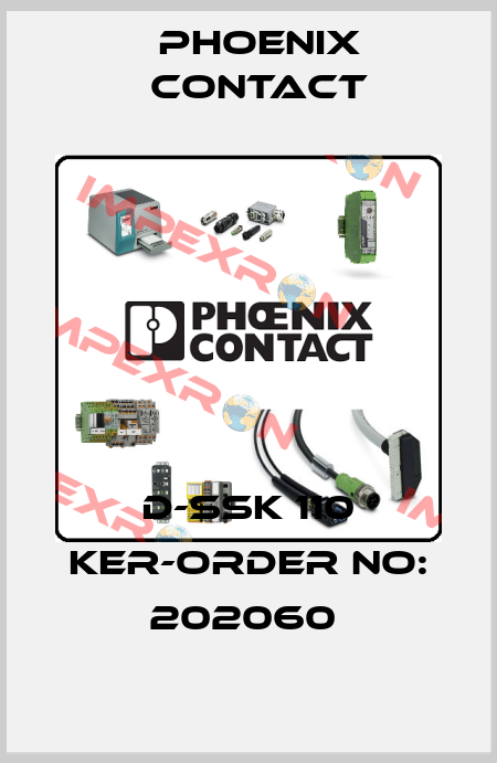 D-SSK 110 KER-ORDER NO: 202060  Phoenix Contact