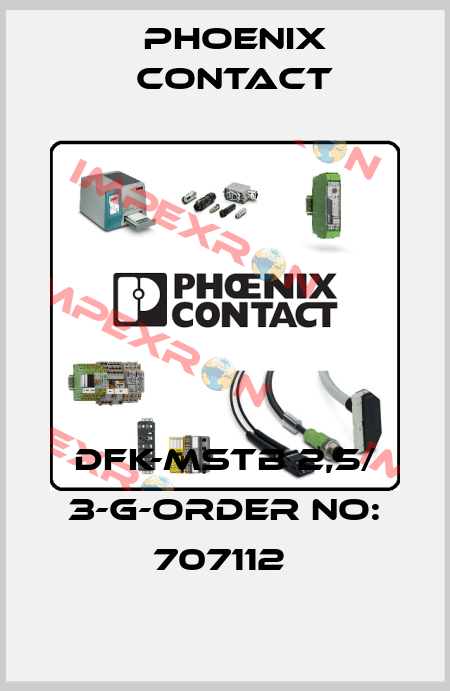 DFK-MSTB 2,5/ 3-G-ORDER NO: 707112  Phoenix Contact