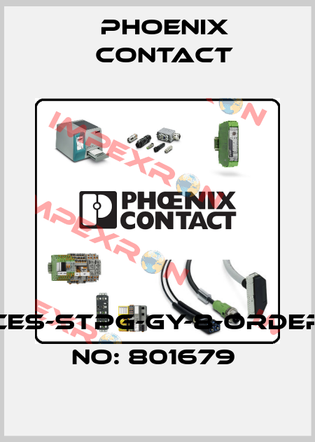 CES-STPG-GY-8-ORDER NO: 801679  Phoenix Contact