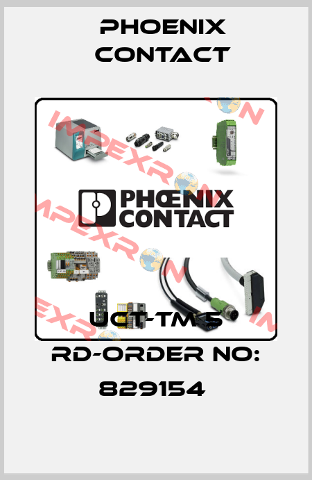 UCT-TM 5 RD-ORDER NO: 829154  Phoenix Contact