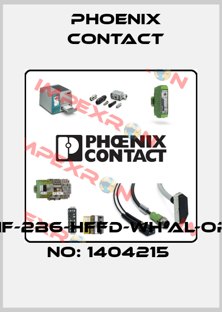 HC-CIF-2B6-HFFD-WH-AL-ORDER NO: 1404215  Phoenix Contact