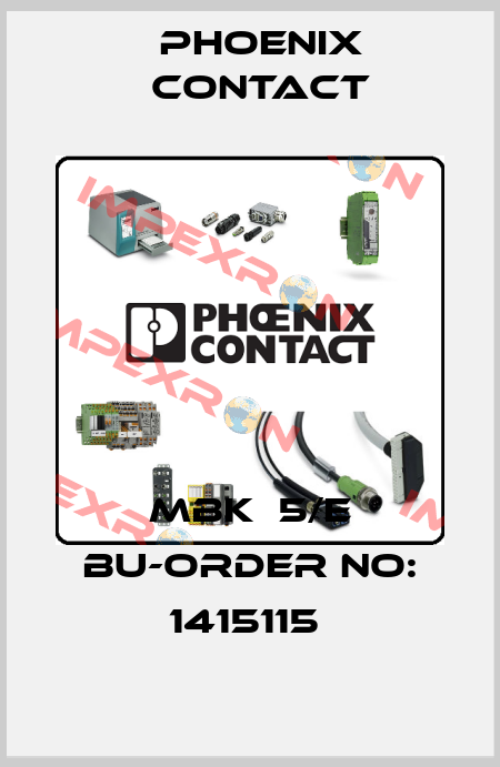MBK  5/E BU-ORDER NO: 1415115  Phoenix Contact