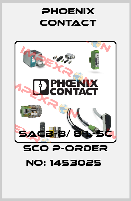 SACB-8/ 8-L-SC SCO P-ORDER NO: 1453025  Phoenix Contact