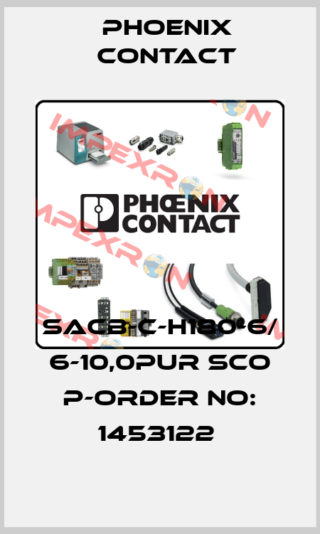 SACB-C-H180-6/ 6-10,0PUR SCO P-ORDER NO: 1453122  Phoenix Contact