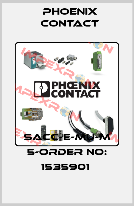 SACC-E-MU-M 5-ORDER NO: 1535901  Phoenix Contact