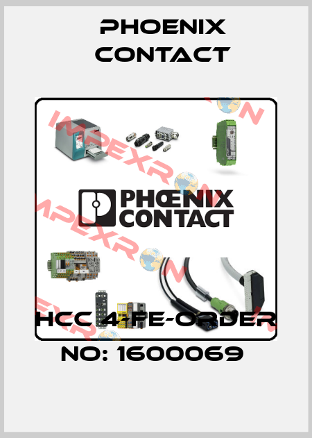 HCC 4-FE-ORDER NO: 1600069  Phoenix Contact