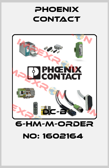 DC-B 6-HM-M-ORDER NO: 1602164  Phoenix Contact