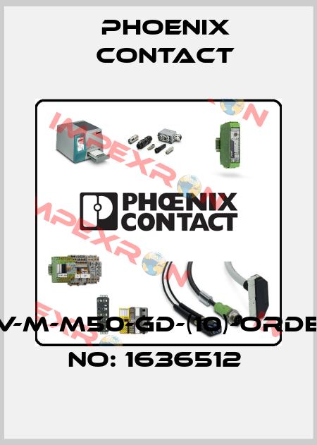 KV-M-M50-GD-(10)-ORDER NO: 1636512  Phoenix Contact