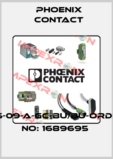 VS-09-A-GC-BU/BU-ORDER NO: 1689695  Phoenix Contact