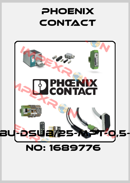 VS-25-BU-DSUB/25-MPT-0,5-ORDER NO: 1689776  Phoenix Contact