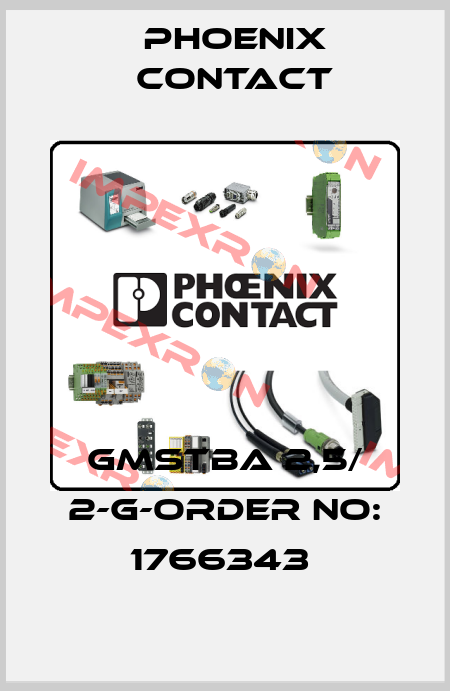 GMSTBA 2,5/ 2-G-ORDER NO: 1766343  Phoenix Contact