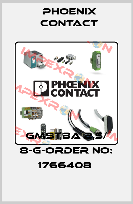 GMSTBA 2,5/ 8-G-ORDER NO: 1766408  Phoenix Contact