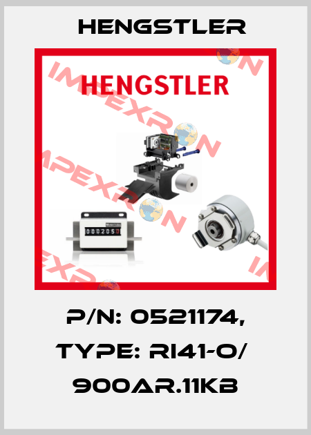 p/n: 0521174, Type: RI41-O/  900AR.11KB Hengstler