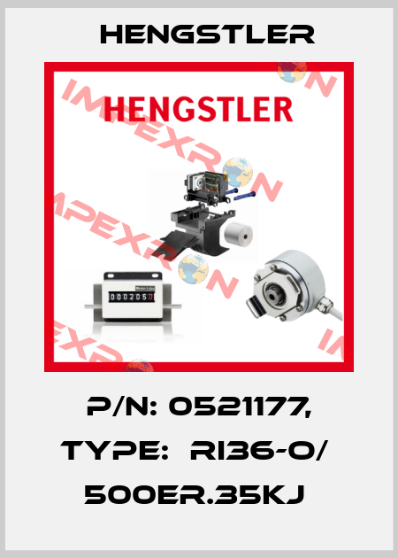P/N: 0521177, Type:  RI36-O/  500ER.35KJ  Hengstler