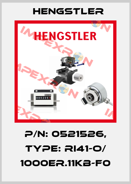p/n: 0521526, Type: RI41-O/ 1000ER.11KB-F0 Hengstler
