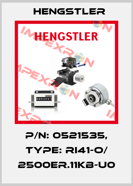 p/n: 0521535, Type: RI41-O/ 2500ER.11KB-U0 Hengstler