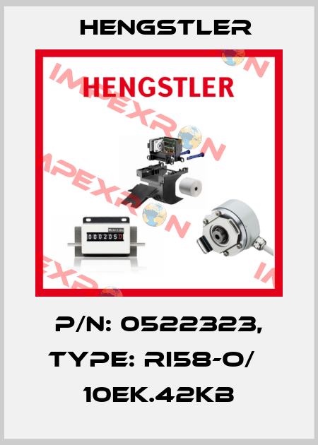 p/n: 0522323, Type: RI58-O/   10EK.42KB Hengstler