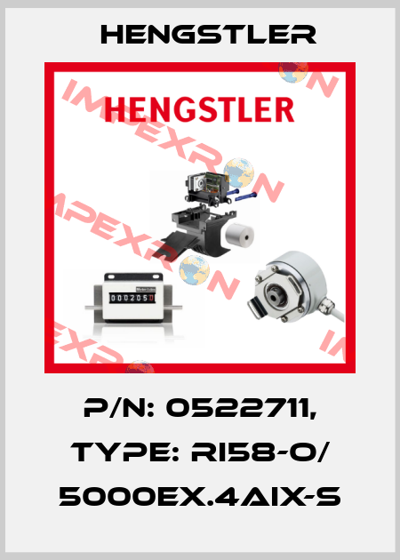p/n: 0522711, Type: RI58-O/ 5000EX.4AIX-S Hengstler