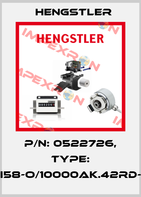 p/n: 0522726, Type: RI58-O/10000AK.42RD-S Hengstler