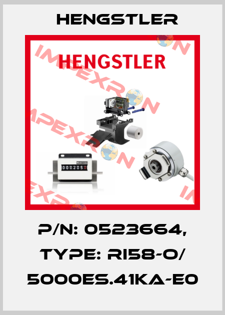 p/n: 0523664, Type: RI58-O/ 5000ES.41KA-E0 Hengstler