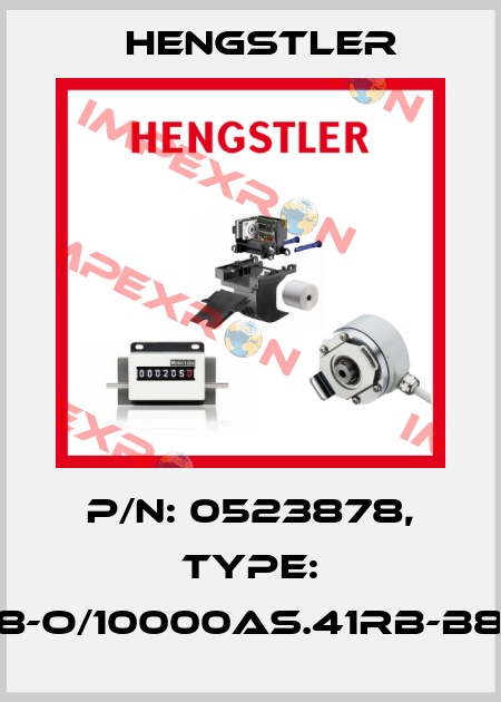 p/n: 0523878, Type: RI58-O/10000AS.41RB-B83-S Hengstler