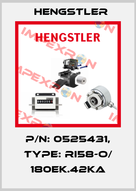 p/n: 0525431, Type: RI58-O/ 180EK.42KA Hengstler