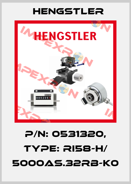 p/n: 0531320, Type: RI58-H/ 5000AS.32RB-K0 Hengstler