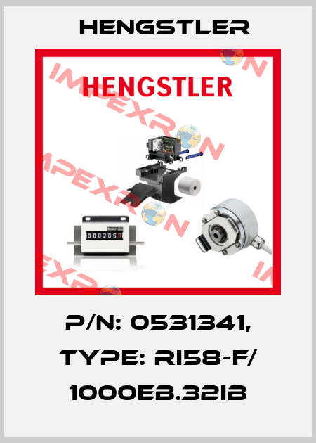 p/n: 0531341, Type: RI58-F/ 1000EB.32IB Hengstler