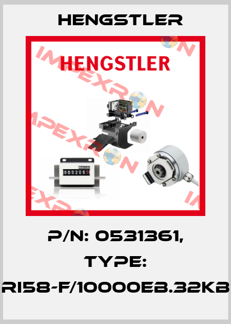 p/n: 0531361, Type: RI58-F/10000EB.32KB Hengstler