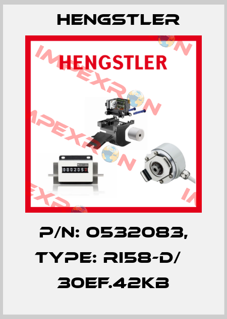 p/n: 0532083, Type: RI58-D/   30EF.42KB Hengstler