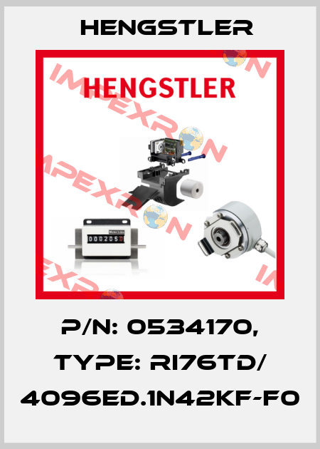 p/n: 0534170, Type: RI76TD/ 4096ED.1N42KF-F0 Hengstler