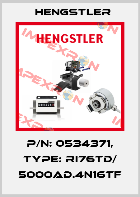 p/n: 0534371, Type: RI76TD/ 5000AD.4N16TF Hengstler