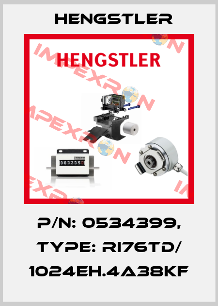 p/n: 0534399, Type: RI76TD/ 1024EH.4A38KF Hengstler