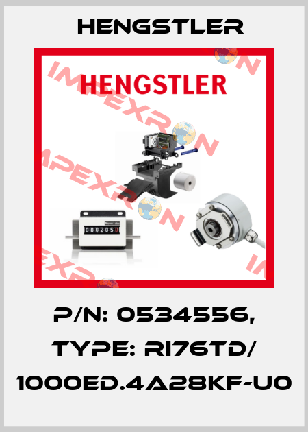 p/n: 0534556, Type: RI76TD/ 1000ED.4A28KF-U0 Hengstler