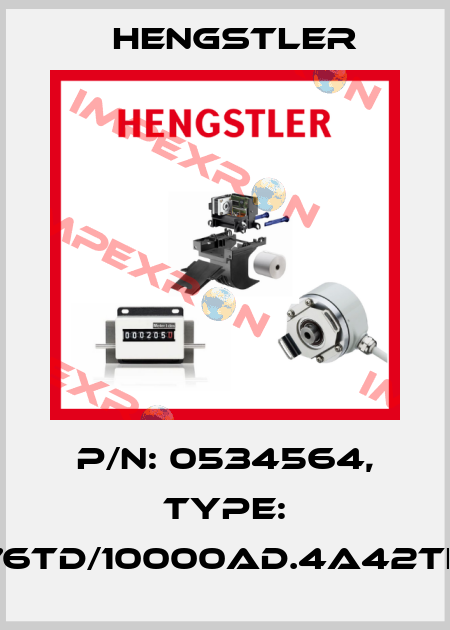 p/n: 0534564, Type: RI76TD/10000AD.4A42TF-D Hengstler