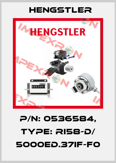 p/n: 0536584, Type: RI58-D/ 5000ED.37IF-F0 Hengstler
