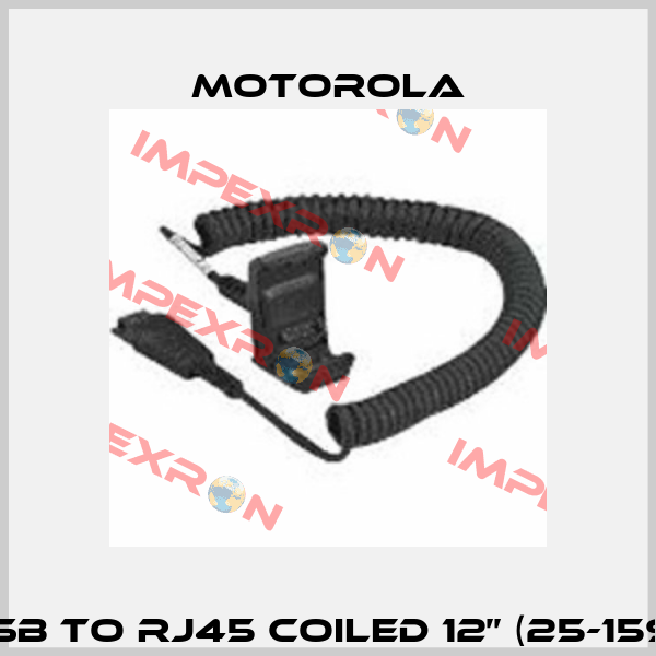 VC70 USB TO RJ45 COILED 12’’ (25-159548-01) Motorola