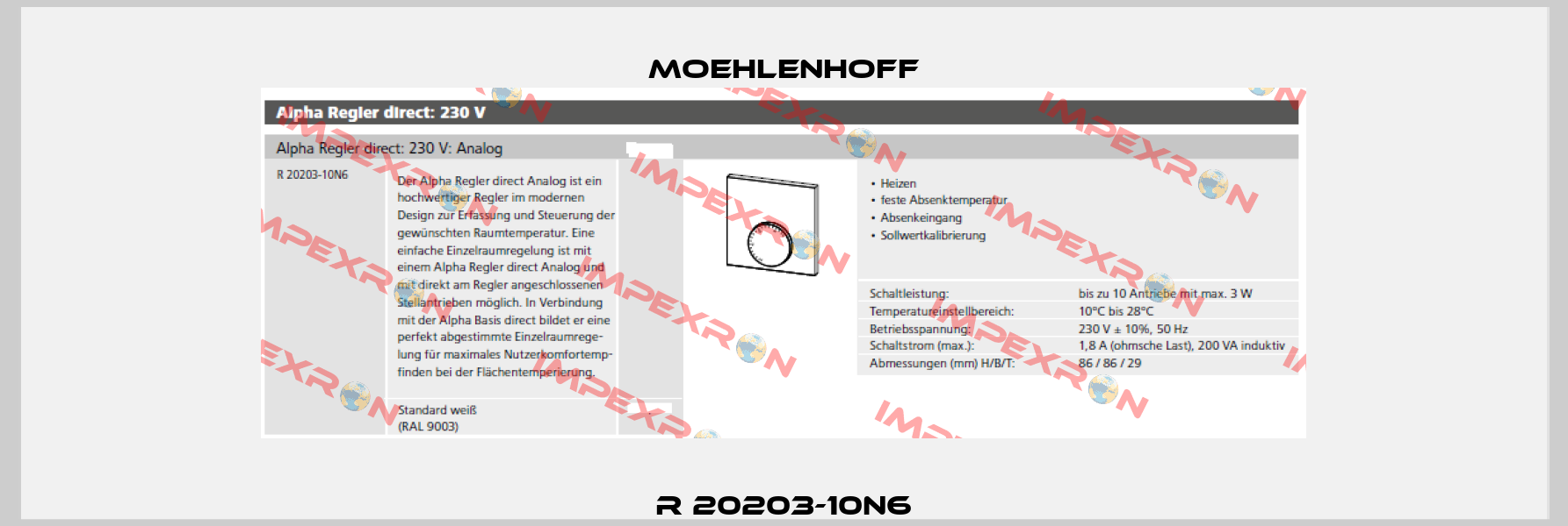 R 20203-10N6 Moehlenhoff