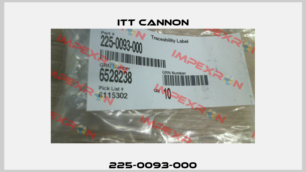 225-0093-000 Itt Cannon