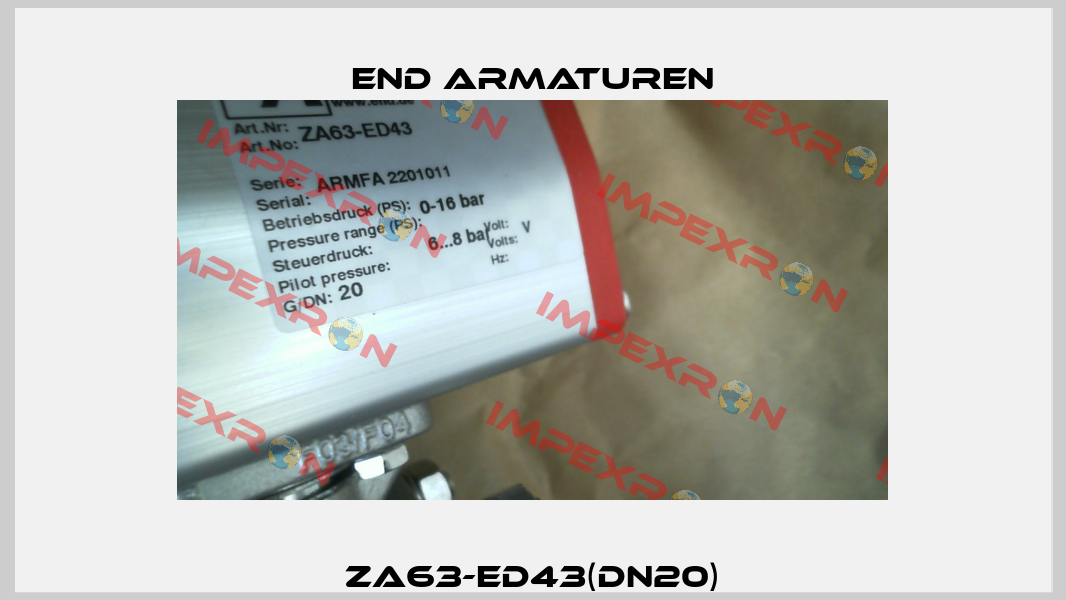 ZA63-ED43(DN20) End Armaturen