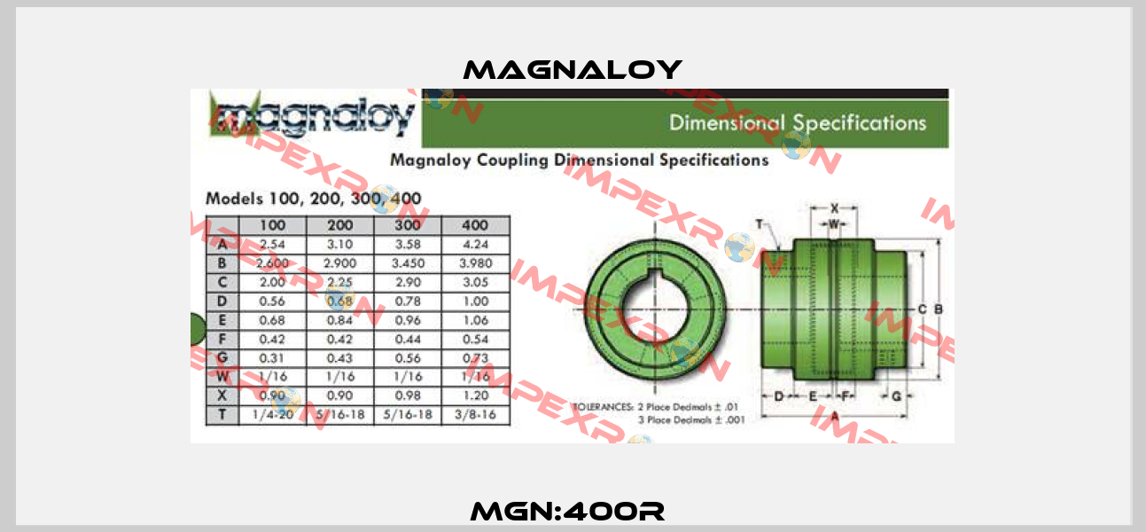 MGN:400R  Magnaloy