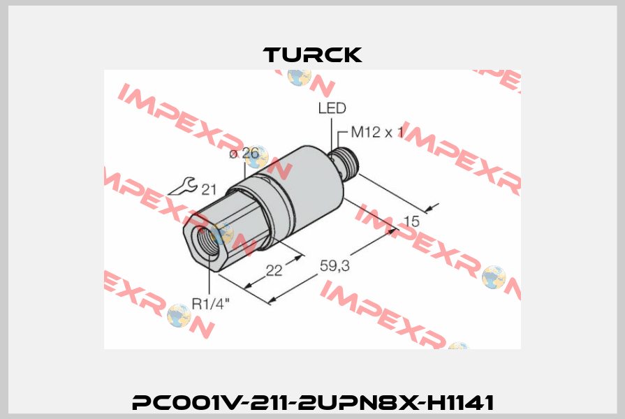 PC001V-211-2UPN8X-H1141 Turck